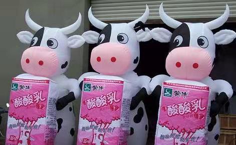 达川牛奶厂广告气模