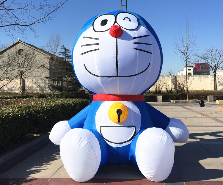 达川机器猫吉祥物